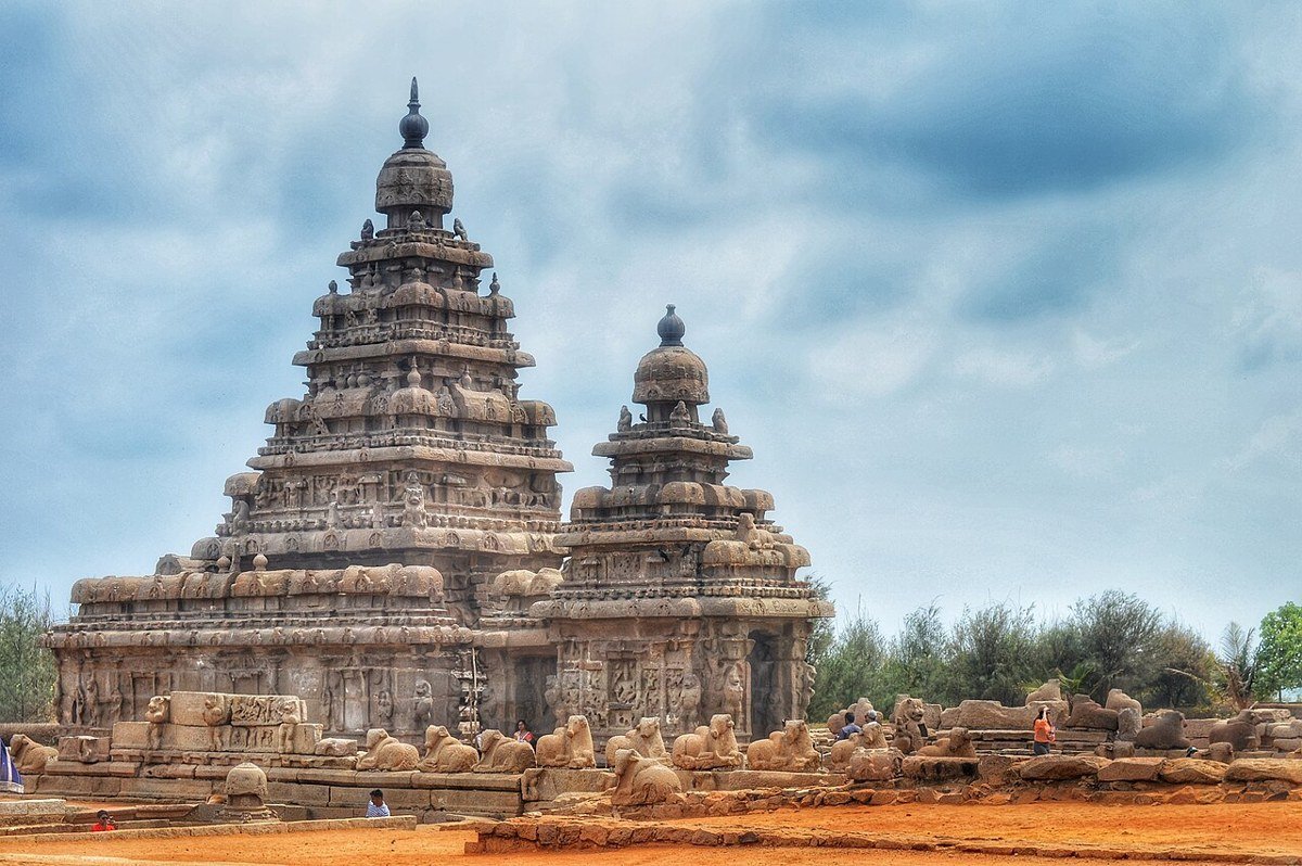 The Shore Temple at Mahabalipuram in Tamil Nadu.